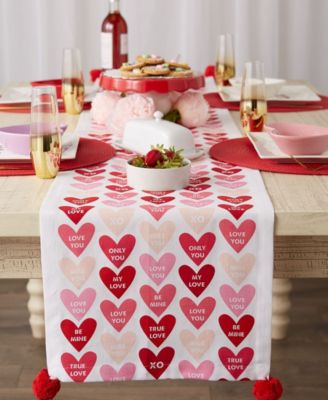 Valentine's Day Table Runner, 14" x 72"