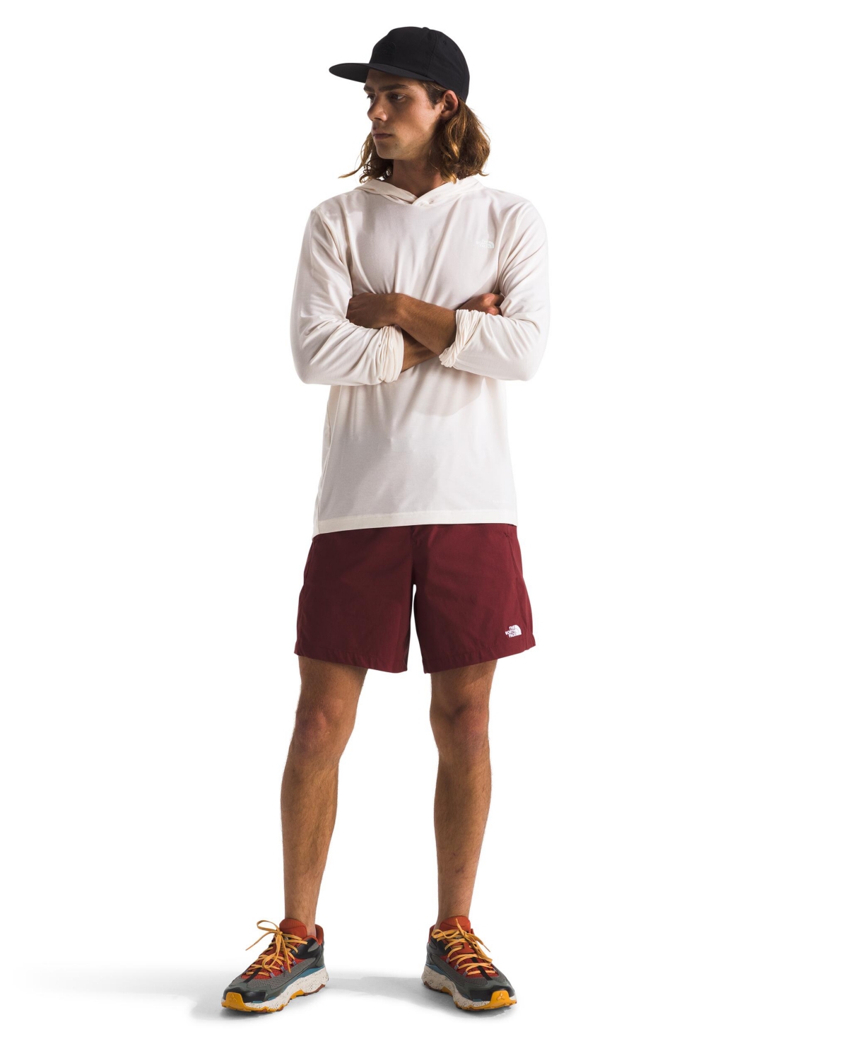 The North Face Men’s Adventure Sun Hoodie Sweatshirt (Size: Small): White Dune