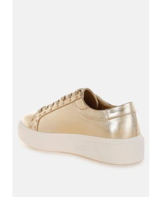 Cincinati Metallic Pleather Chunky Sneakers