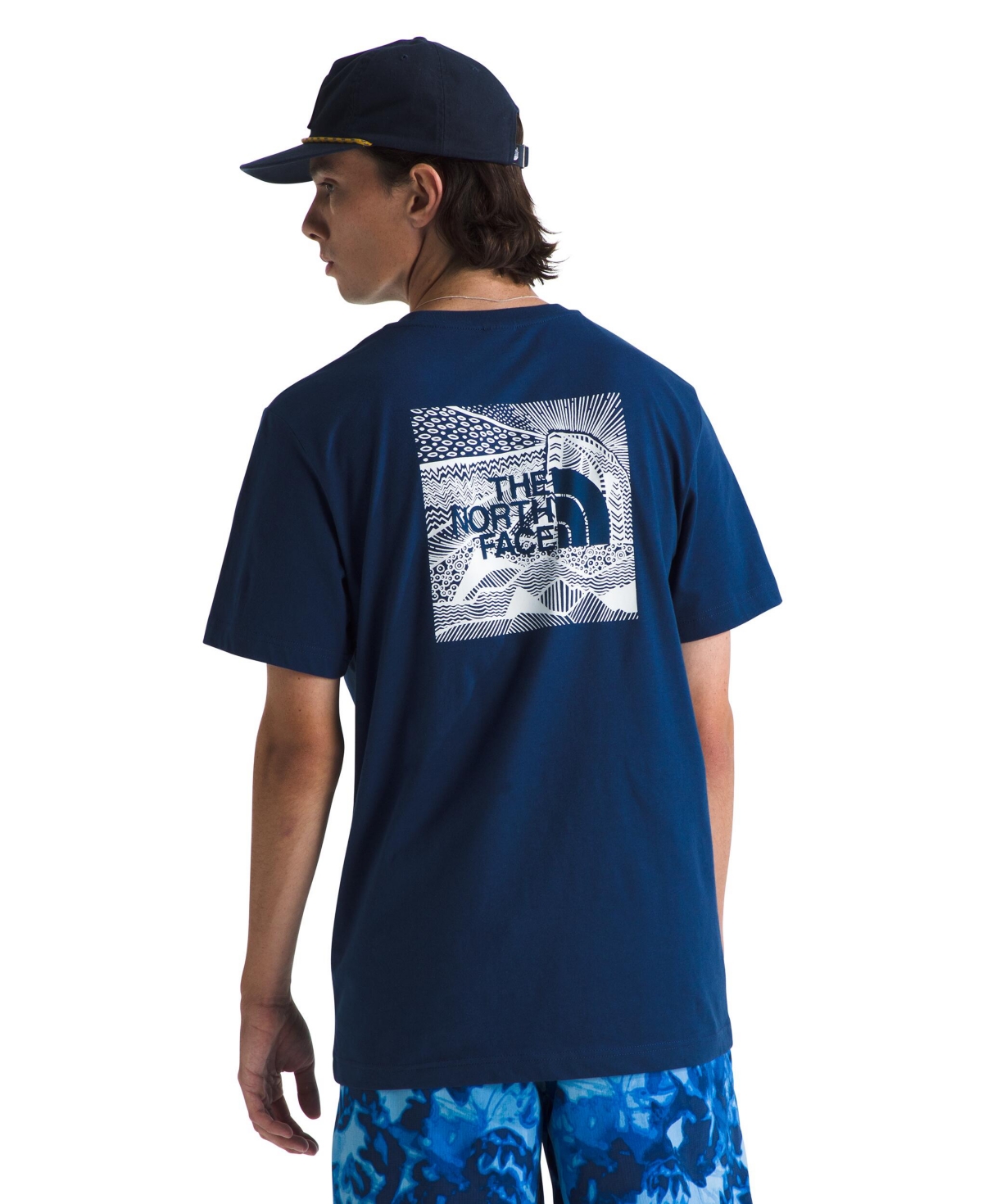 THE NORTH FACE MEN'S SHORT SLEEVE BOX NSE CELEBRATION T-SHIRT 