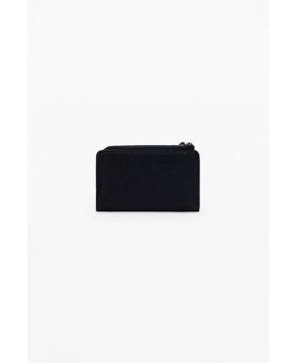 Women's Medium embroidered faux leather wallet