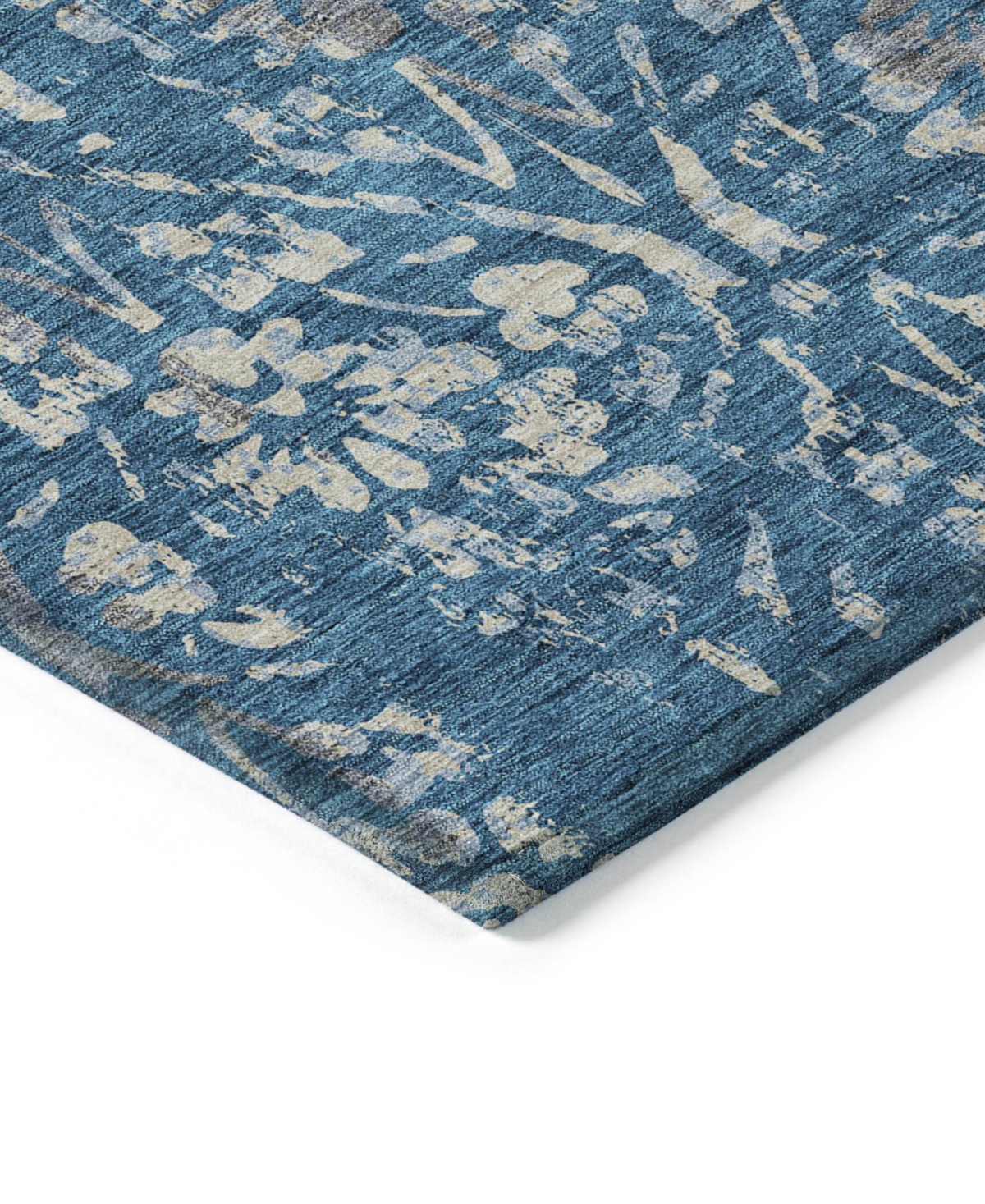 Shop Addison Chantille Machine Washable Acn868 10'x14' Area Rug In Blue