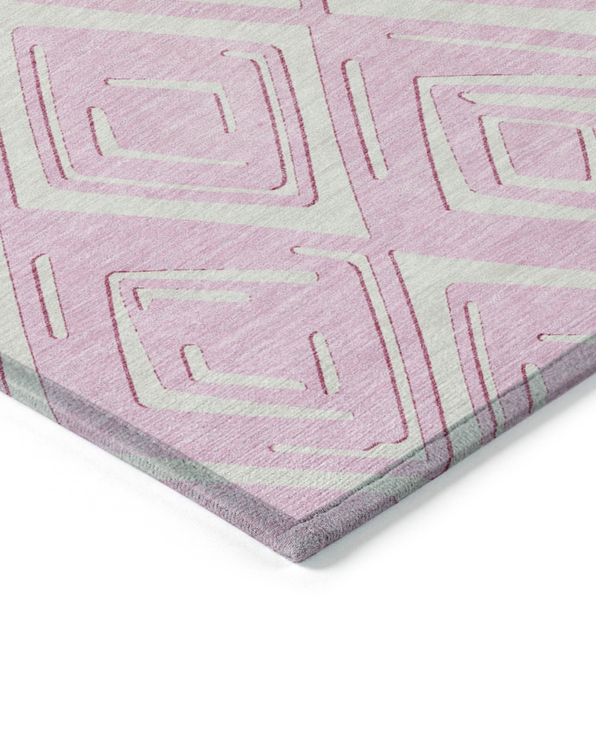 Addison Chantille Acn862 9'x12' Area Rug In Pink
