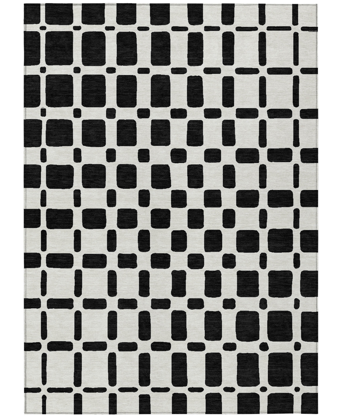 Addison Chantille Machine Washable ACN871 8'x10' Area Rug - Black