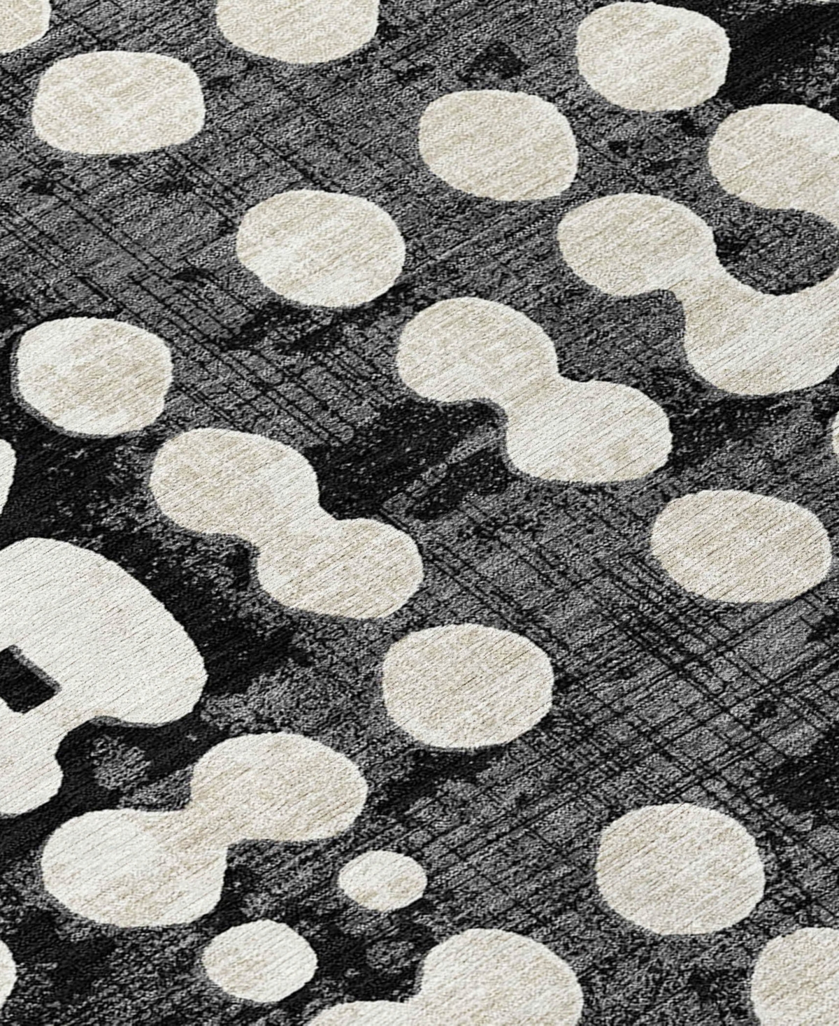 Addison Chantille Machine Washable Acn869 8'x10' Area Rug In Black