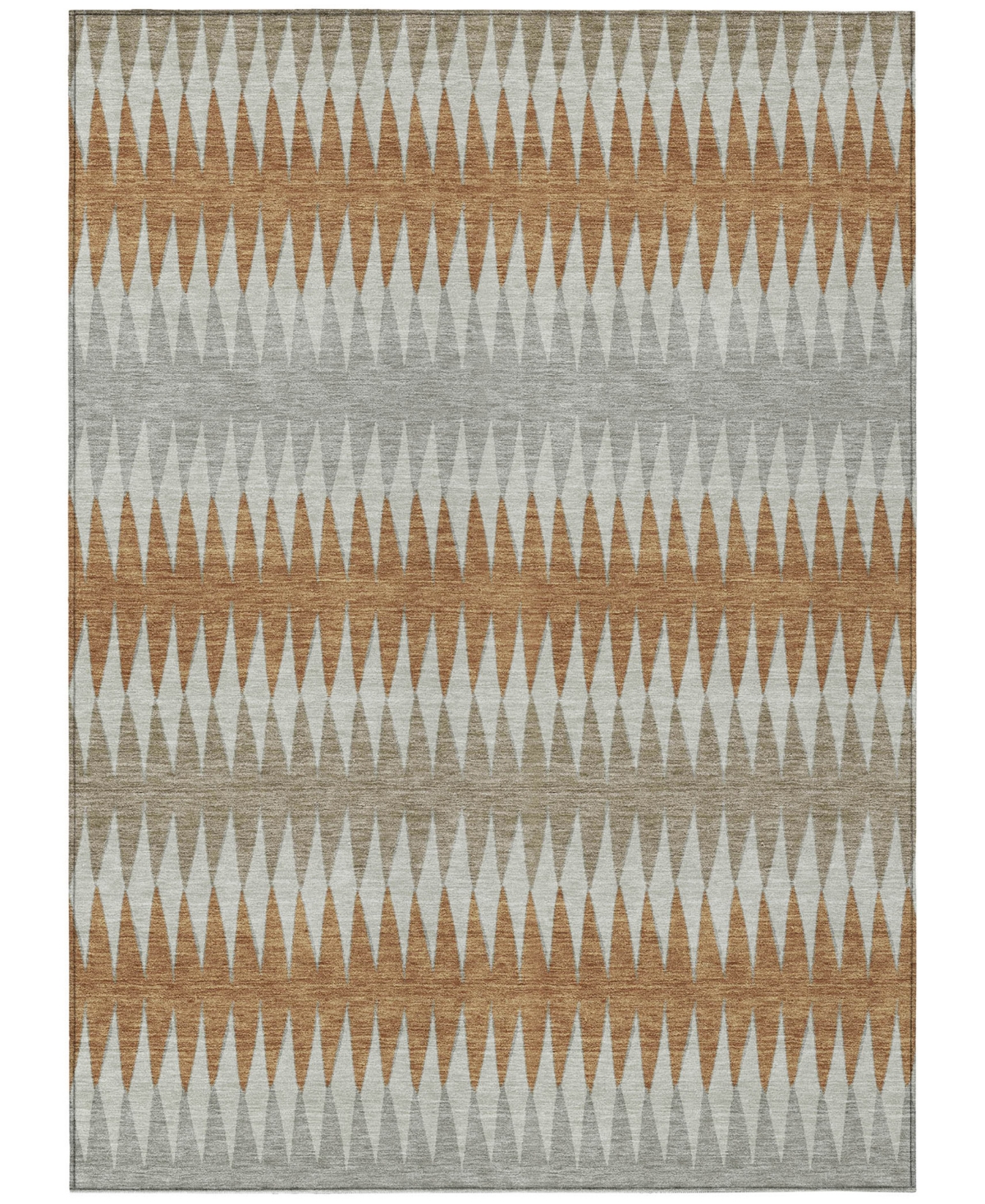 Addison Chantille Acn867 8'x10' Area Rug In Paprika