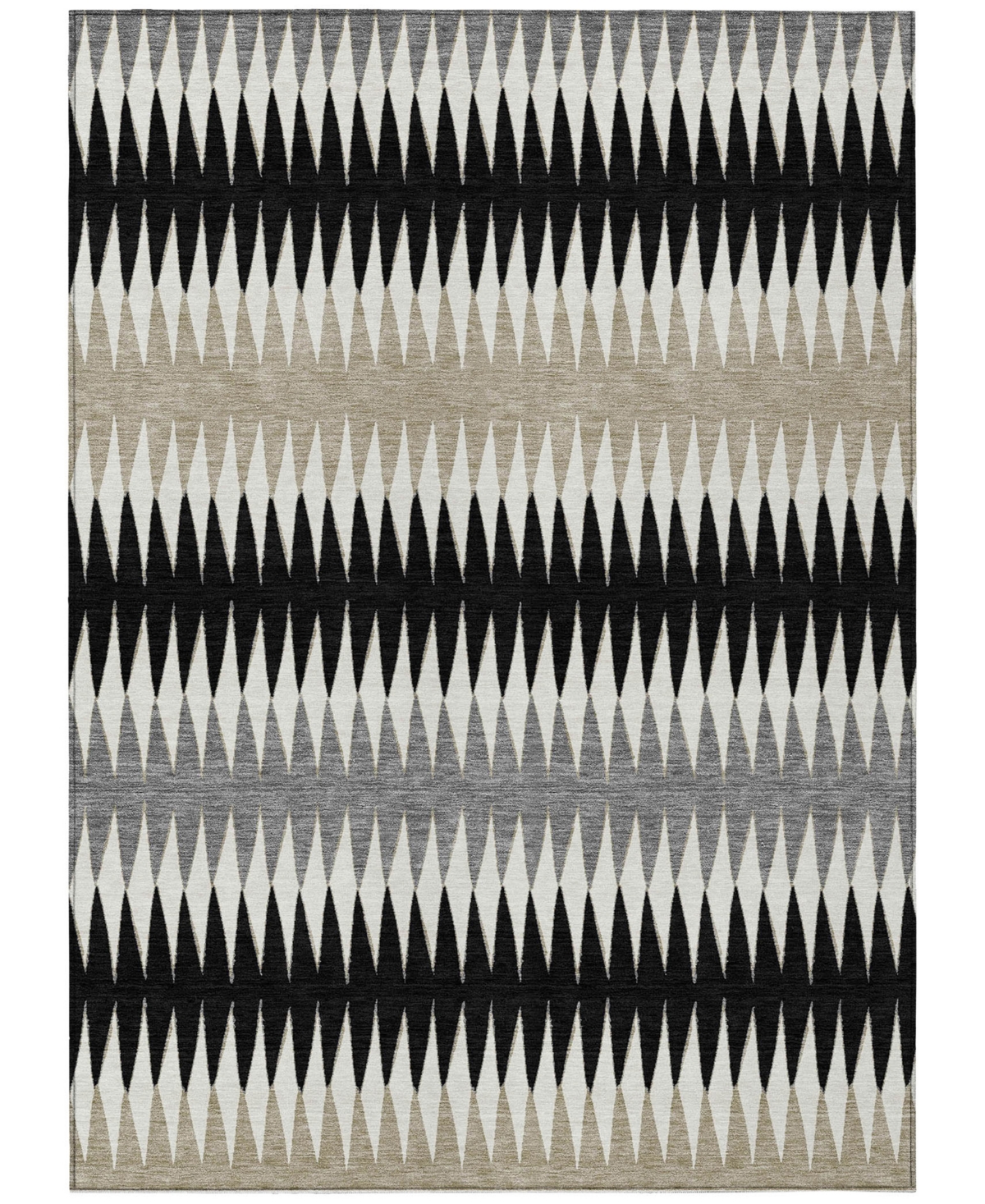 Addison Chantille Acn867 8'x10' Area Rug In Black