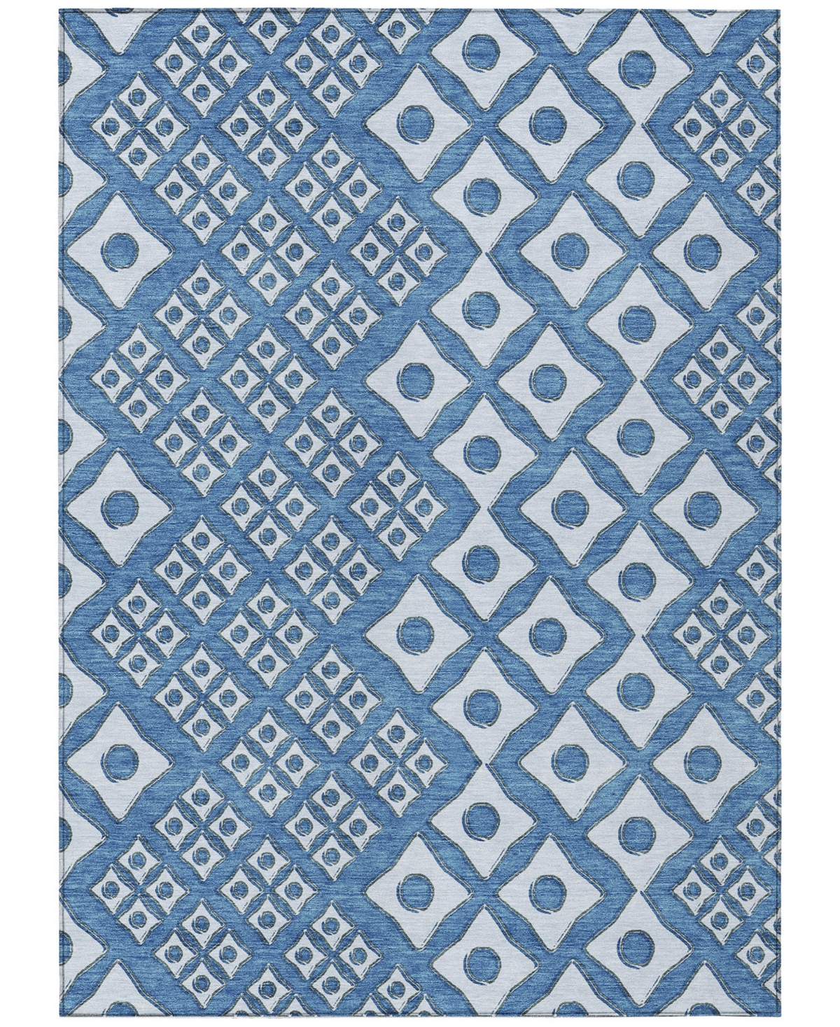 Addison Chantille Acn866 8'x10' Area Rug In Denim