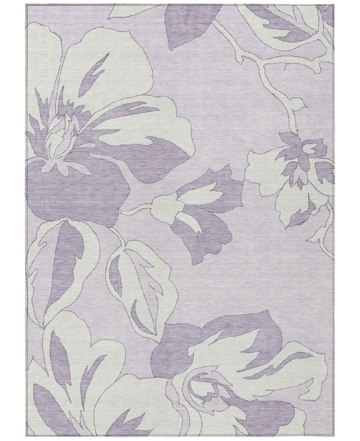 Addison Chantille Acn857 8'x10' Area Rug In Lavender