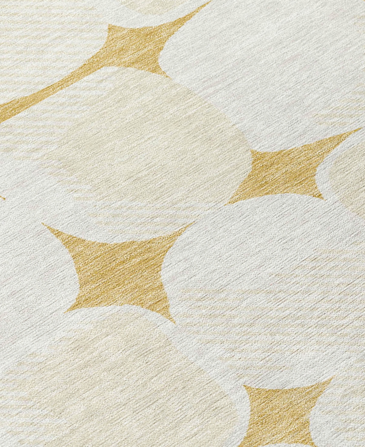 Addison Chantille Acn870 5'x7'6" Area Rug In Gold