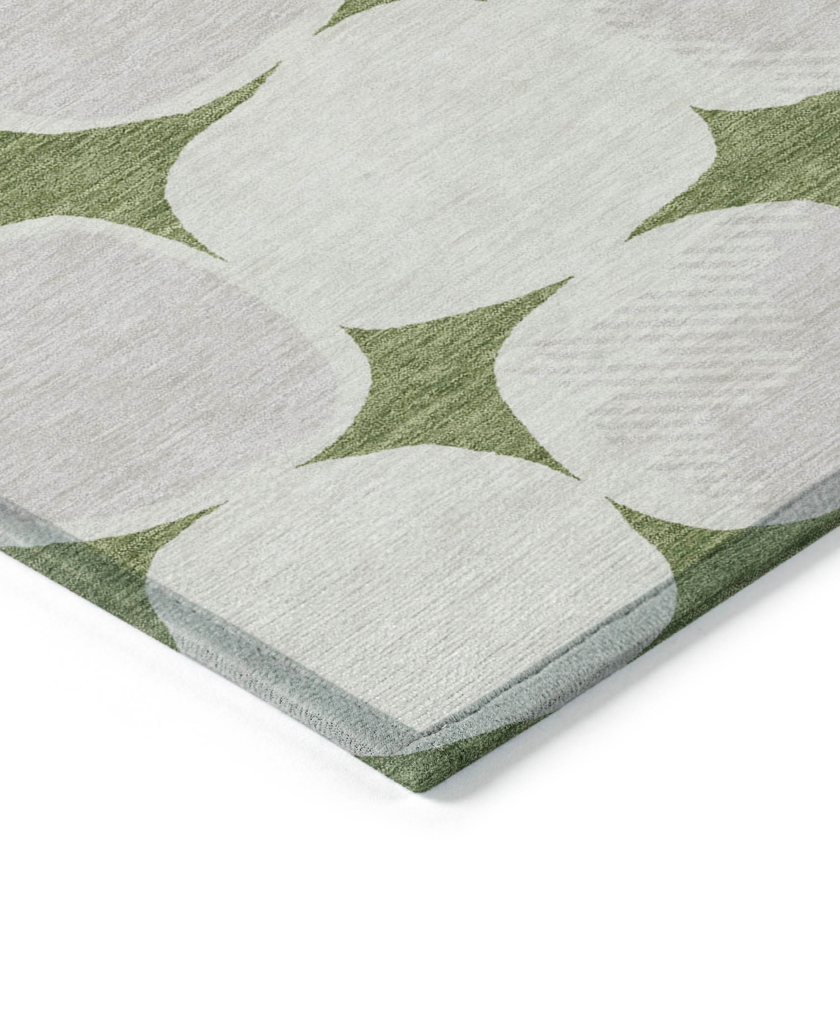 Addison Chantille Machine Washable Acn870 2'6"x3'10" Area Rug In Green