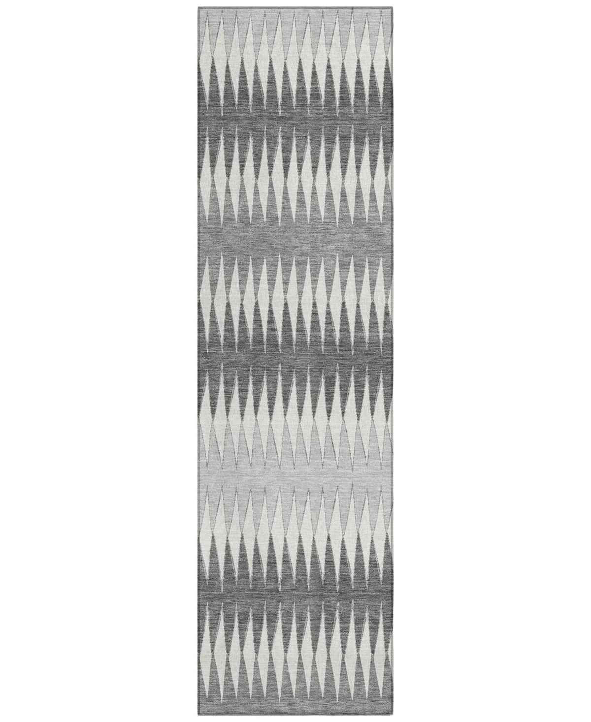 Addison Chantille Acn867 2'3"x7'6" Runner Area Rug In Gray