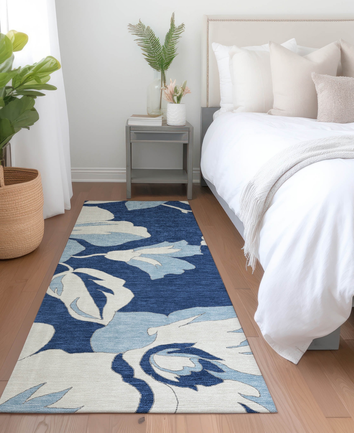 Addison Chantille Acn857 2'3"x7'6" Runner Area Rug In Navy