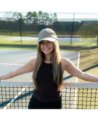 Unisex Adjustable Running Hat - Dark Tan