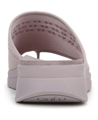 Women's Elegance Washable Toe Loop Slide Sandals