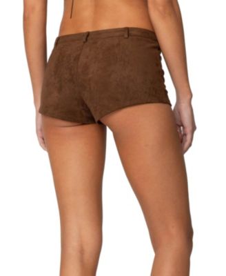 Women's Sloane Faux Suede Micro Shorts