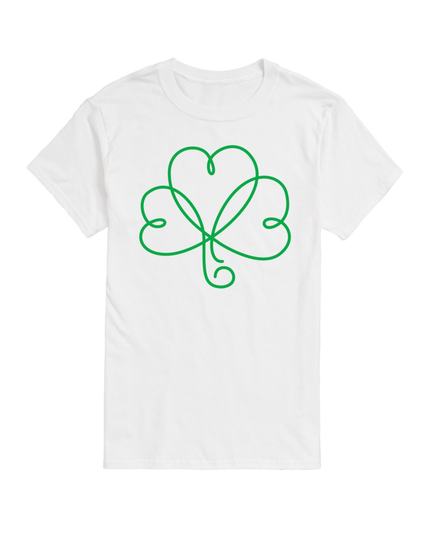 Мужская футболка AIRWAVES St Patrick's Day Clover Short Sleeve, цвет: Белый — фото 1