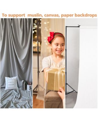 9.5x10 Ft Photo Backdrop Stand Kit Tripod Crossbar for Muslin Background Studio