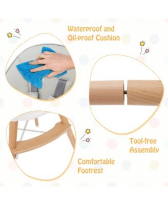 Boys High Chair with Dishwasher Safe Tray