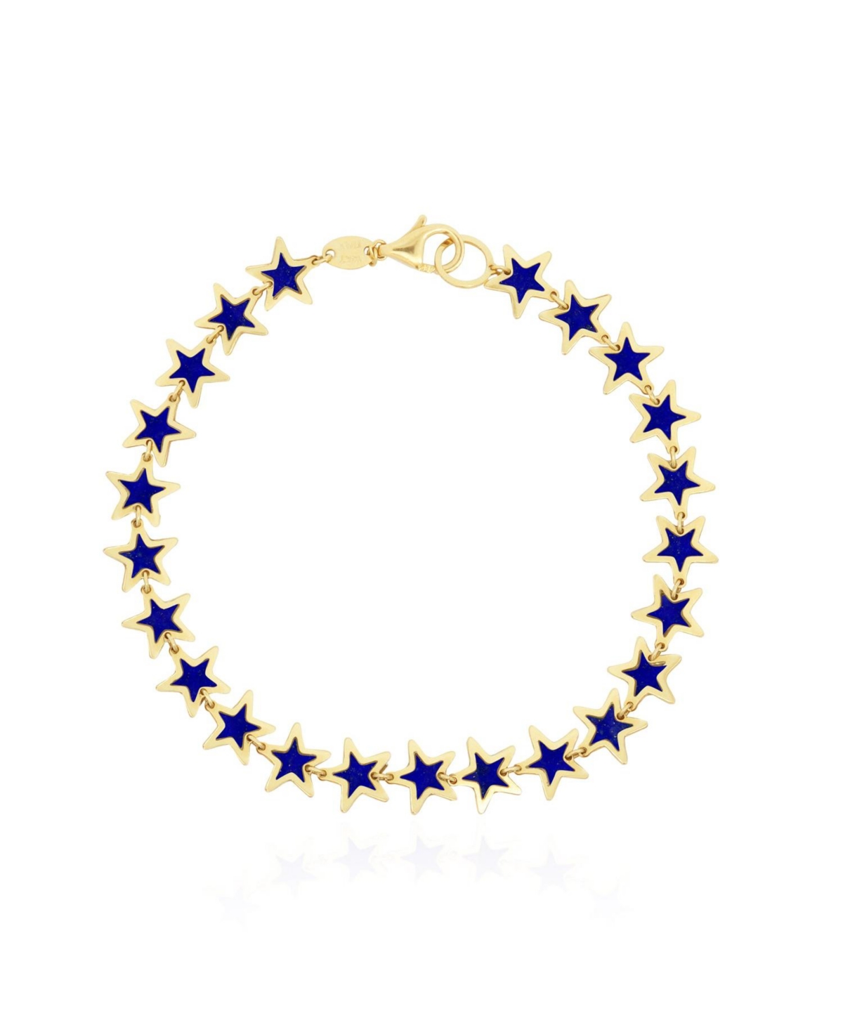 Lapis Star Bracelet 14K Gold - Lapis