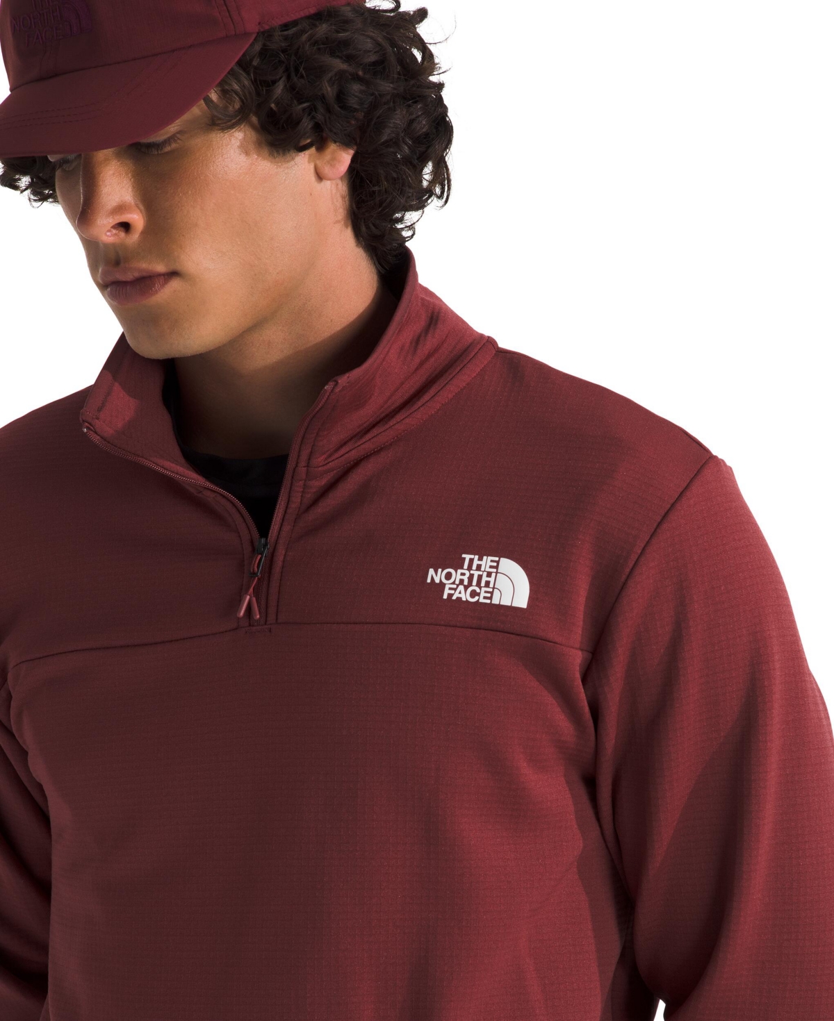 THE NORTH FACE MEN'S CEDAR TRAIL GRID FLEECE ZIP SWEATSHIRT 