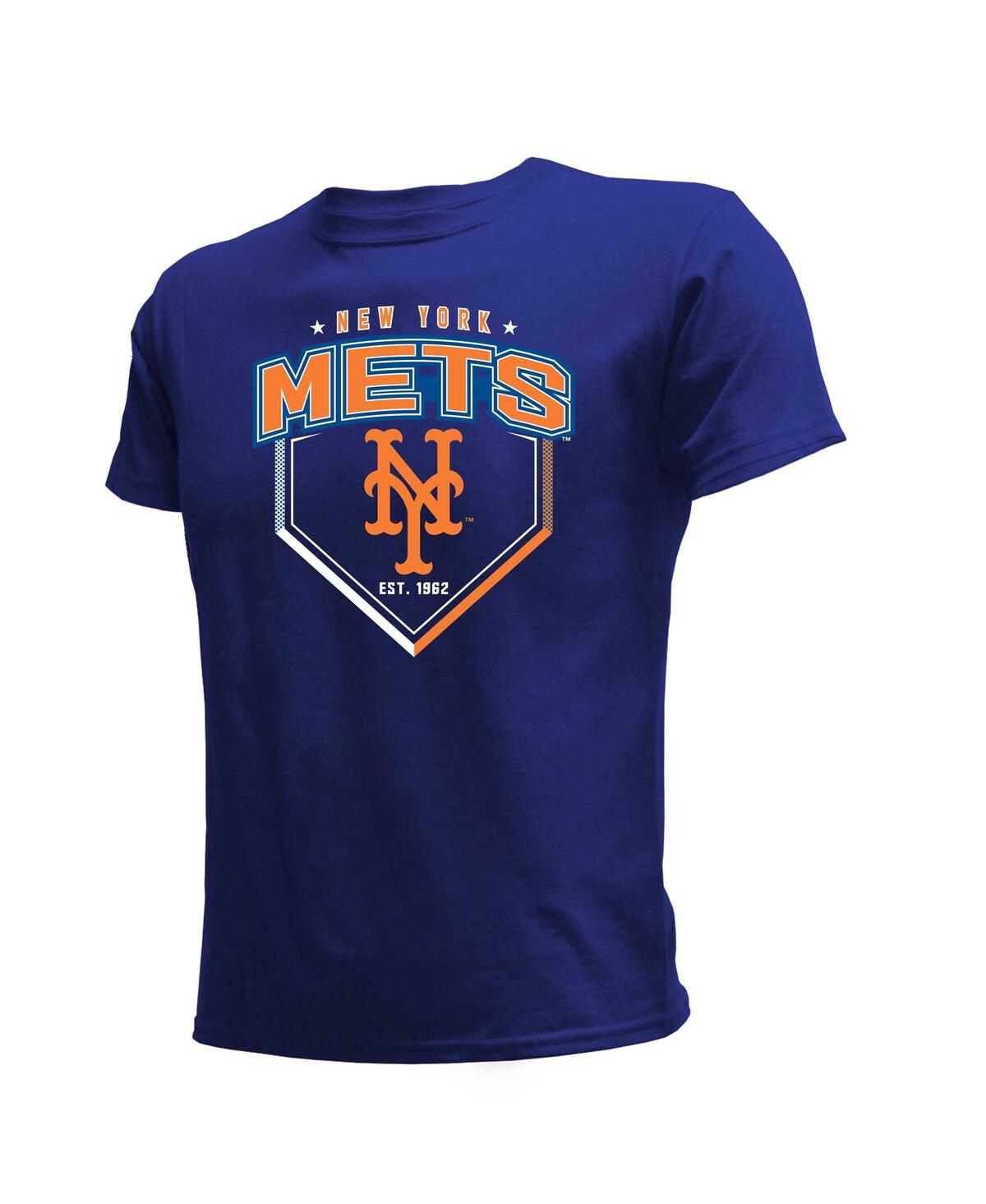 STITCHES BIG BOYS AND GIRLS NEW YORK METS T-SHIRT, SET OF 3 