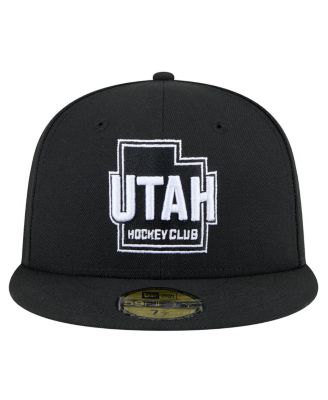 Men's Black Utah Hockey Club State Shape 1st Season 59FIFTY Fitted Hat