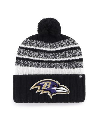 '47 Brand - Men's Black Baltimore Ravens Tavern Cuffed Knit Hat with Pom