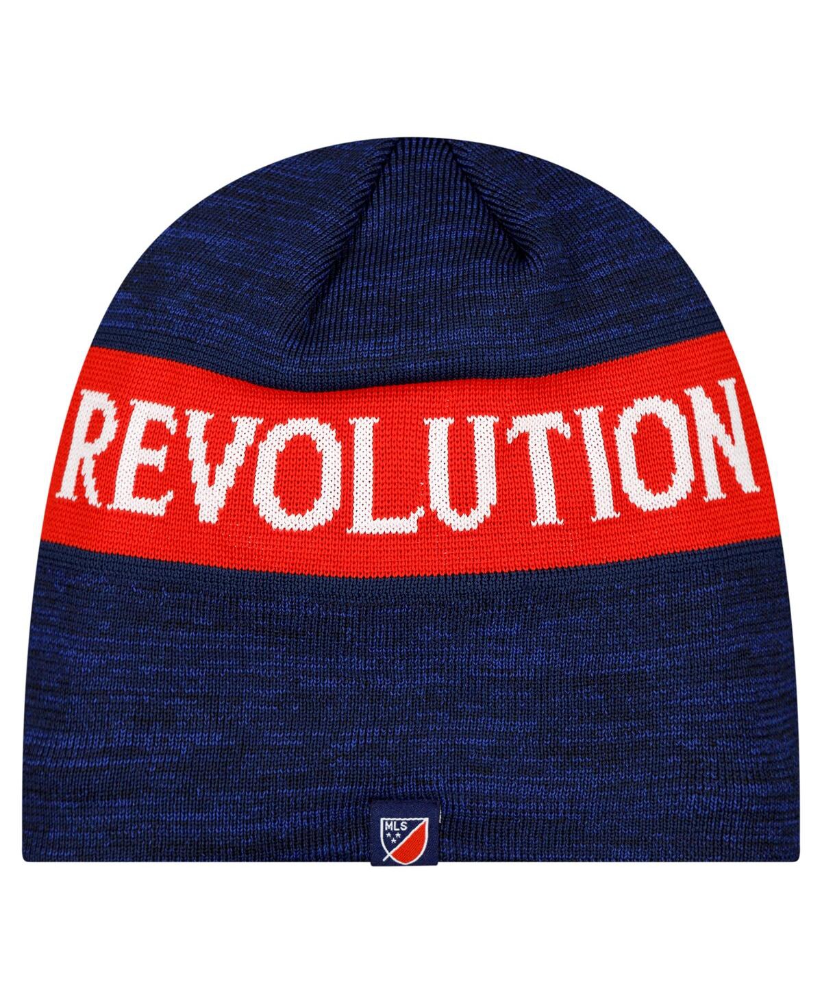 NEW ERA MEN'S NAVY NEW ENGLAND REVOLUTION 2025 KICKOFF BEANIE HAT 