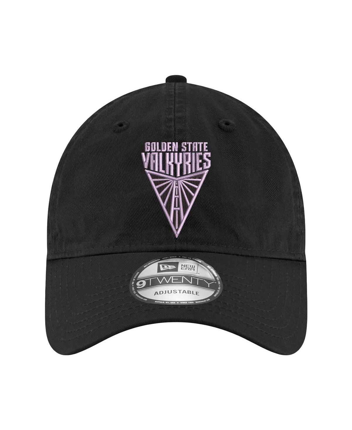 New Era Men's And Women's Eclipse Black Golden State Valkyries Logo 9twenty Adjustable Hat In Eclipse Black