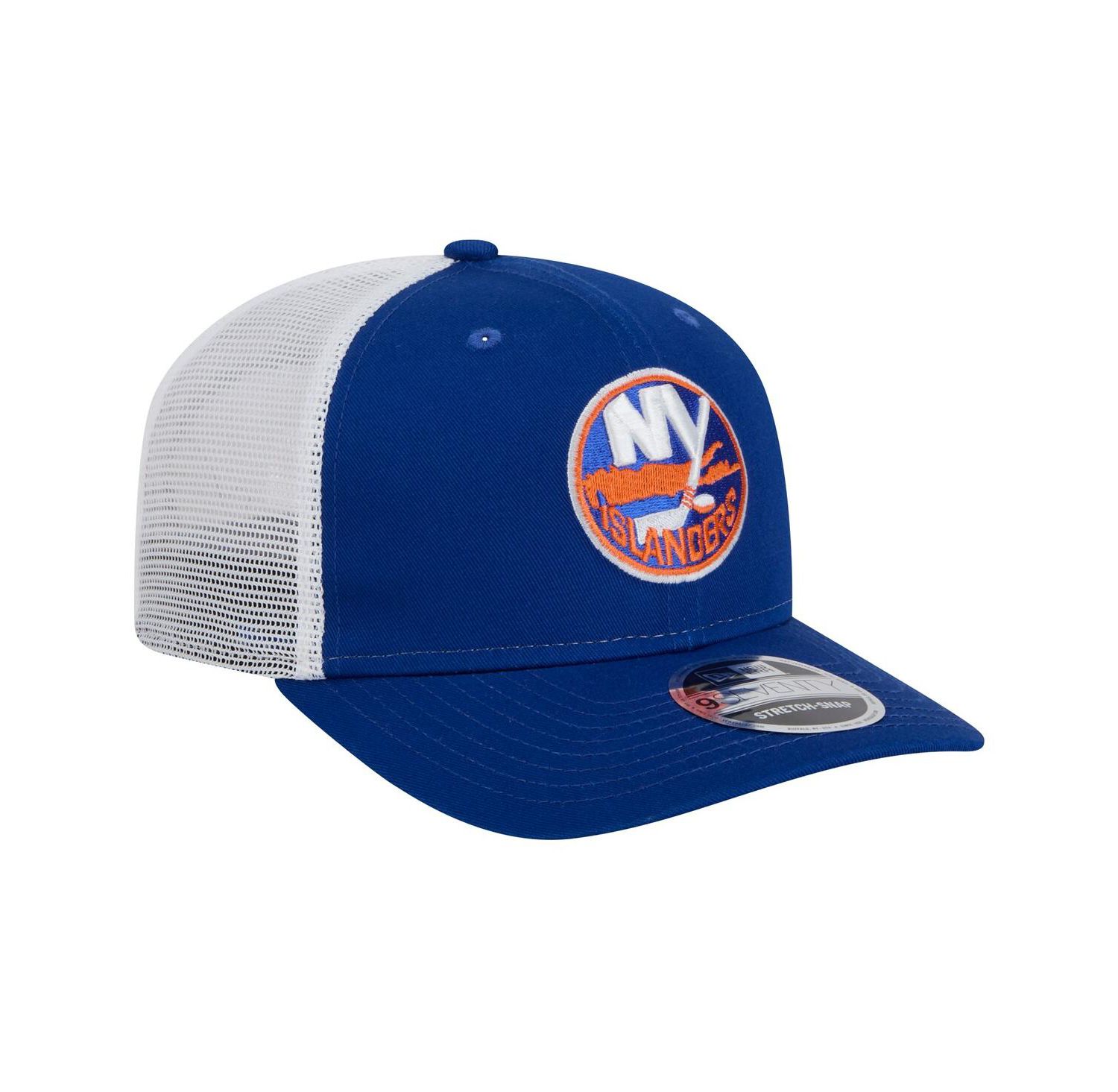 Men's Royal/White New York Islanders Core Trucker 9SEVENTY Stretch-Snap Hat