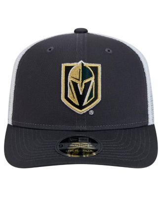 Men's Charcoal/White Vegas Golden Knights Core Trucker 9SEVENTY Stretch-Snap Hat
