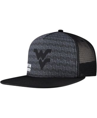 Men's Charcoal West Virginia Mountaineers Built on Bravery Shadow Snapback Hat
