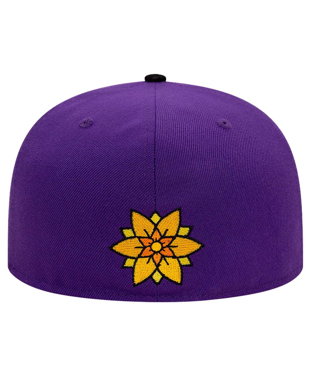 NEW ERA MEN'S PURPLE JOKER LAUGH OUT LOUD 59FIFTY FITTED HAT 