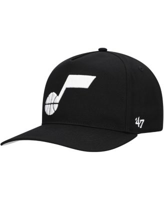 '47 Brand - Men's Black Utah Jazz Core Logo Hitch Adjustable Hat