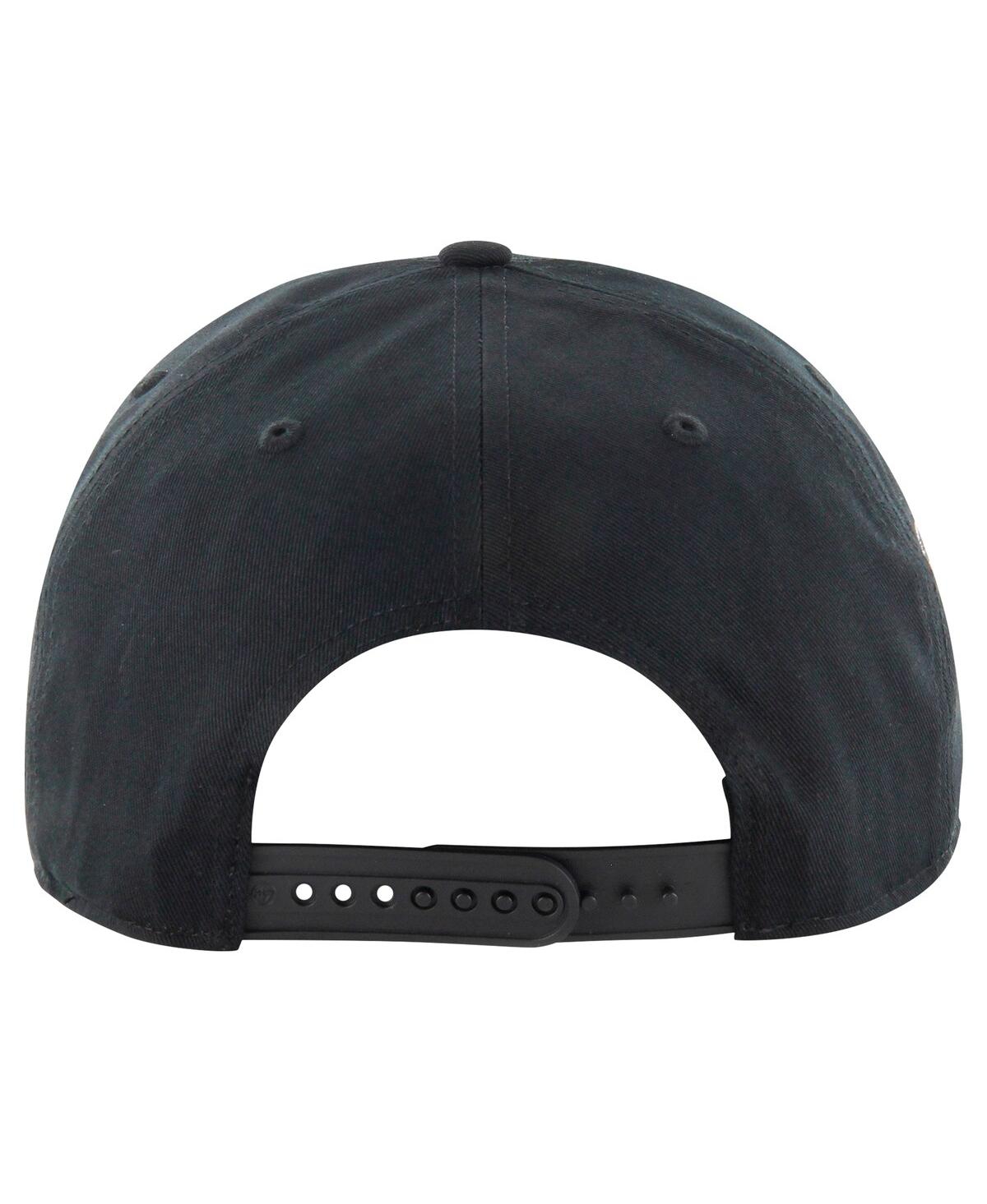 Shop 47 Brand Men's Black New York Jets Overhand Speckle Hitch Adjustable Hat