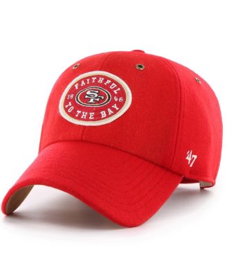 '47 Brand - Men's and Women's Scarlet San Francisco 49ers Field Goal Clean Up Adjustable Hat