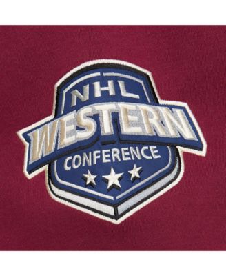 Women's Burgundy Colorado Avalanche Heritage Lace-Up Pullover Sweatshirt