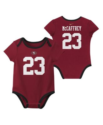 Baby Boys and Girls Christian McCaffrey San Francisco 49ers Name Number Bodysuit, 3-Pack