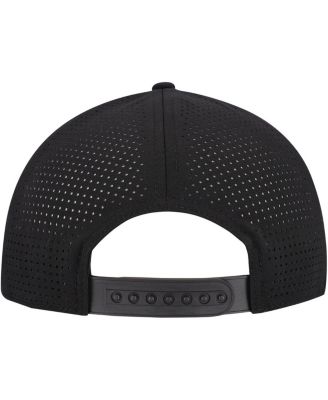 Men's Black Chicago Blackhawks Valin Camo Super Tech Vented Adjustable Hat