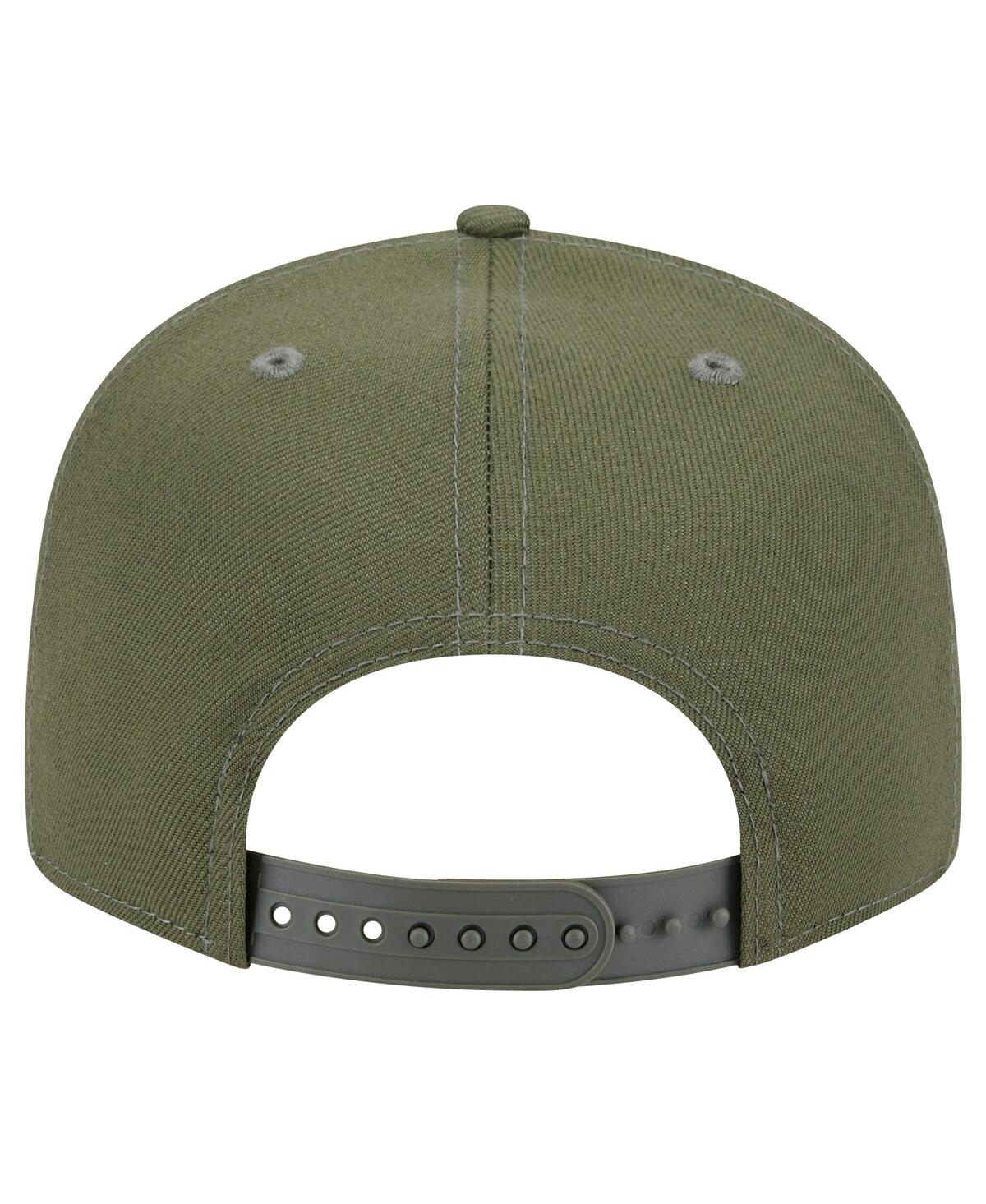 NEW ERA MEN'S OLIVE CINCINNATI BENGALS MAIN 9FIFTY SNAPBACK HAT 