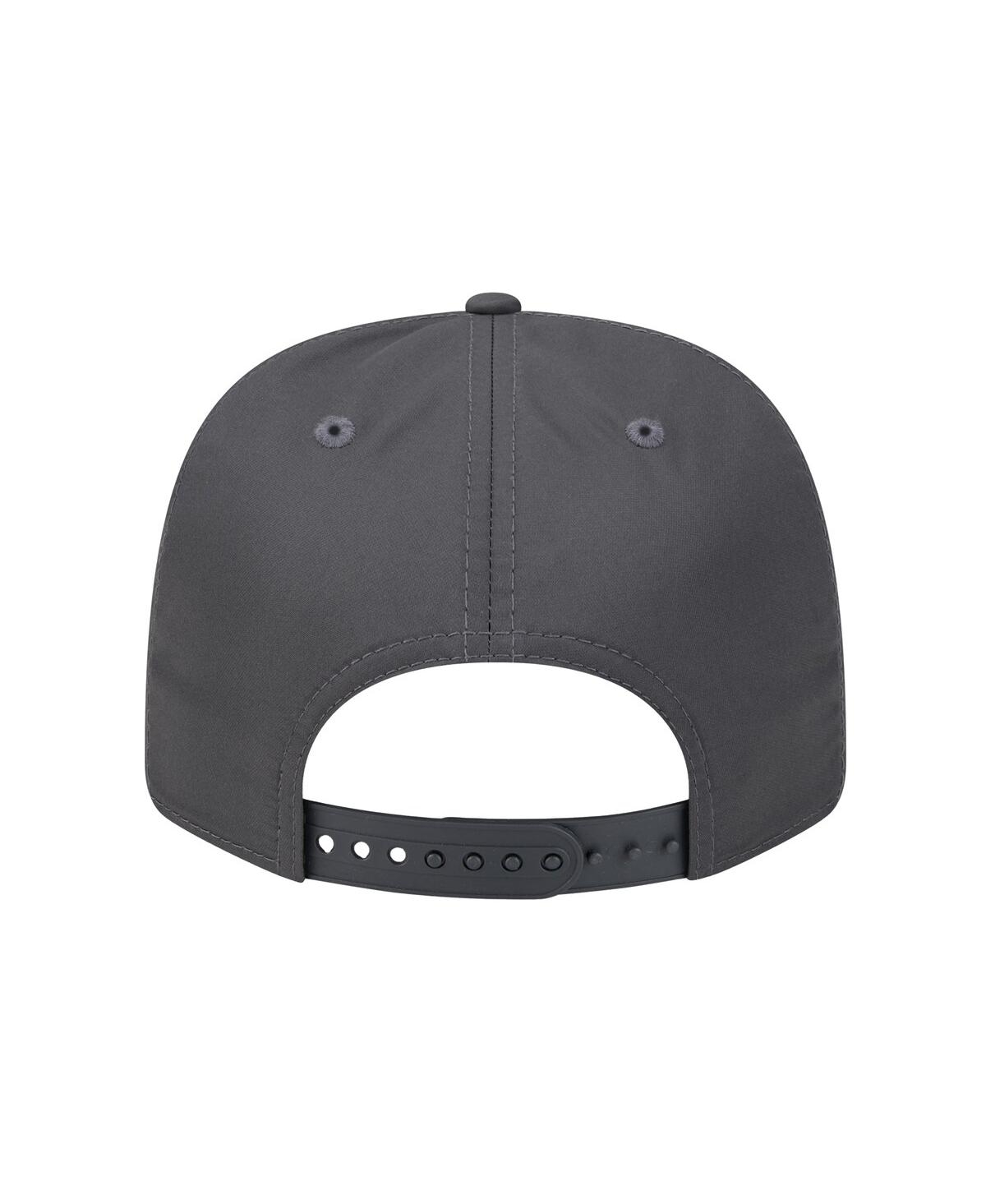 NEW ERA MEN'S CHARCOAL IOWA HAWKEYES 9SEVENTY STRETCH-SNAP HAT 