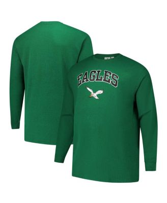 Fanatics - Men's Kelly Green Philadelphia Eagles Big Tall Thermal Long Sleeve T-Shirt
