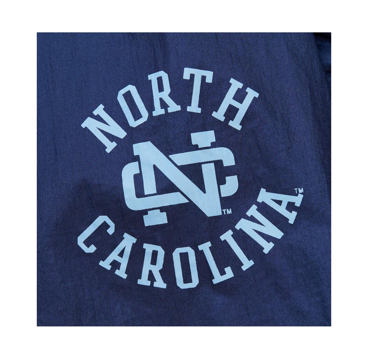 Men's Navy North Carolina Tar Heels Anorak Vintage Logo Half-Zip Hoodie Jacket