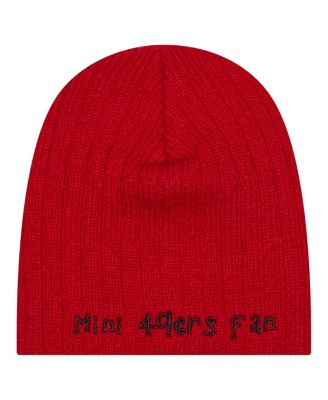 Baby Boys and Girls Scarlet San Francisco 49ers Mini Knit Hat