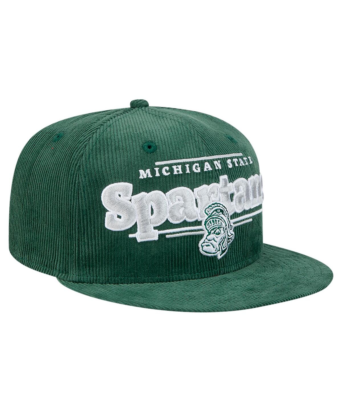 New Era Men's Green Michigan State Spartans Display 9fifty Snapback Hat In Green