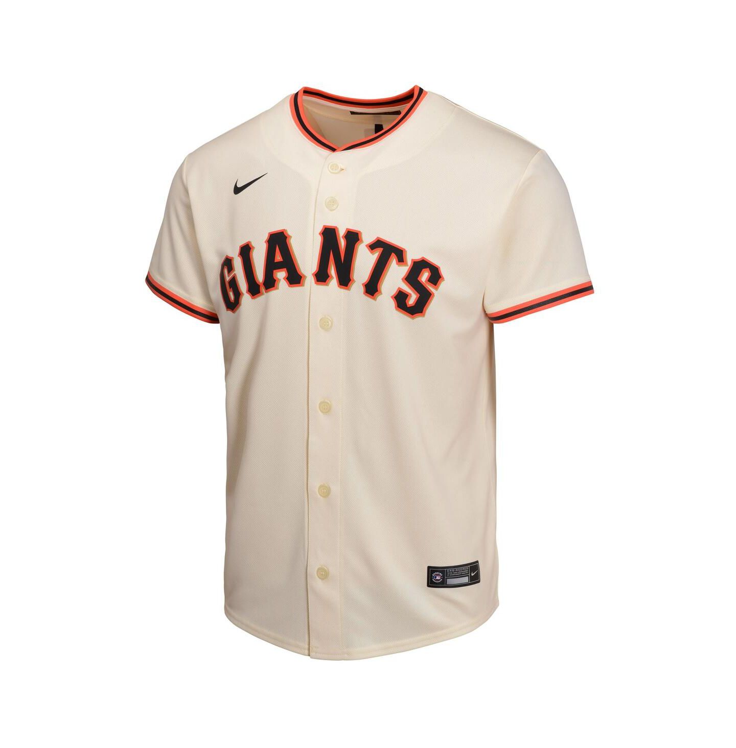 Детское джерси Nike San Francisco Giants Home Game, Cream — фото 3