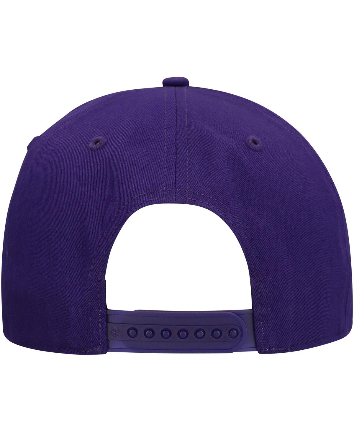 47 Brand Men's Purple Sacramento Kings Core Logo Hitch Adjustable Hat In Purple