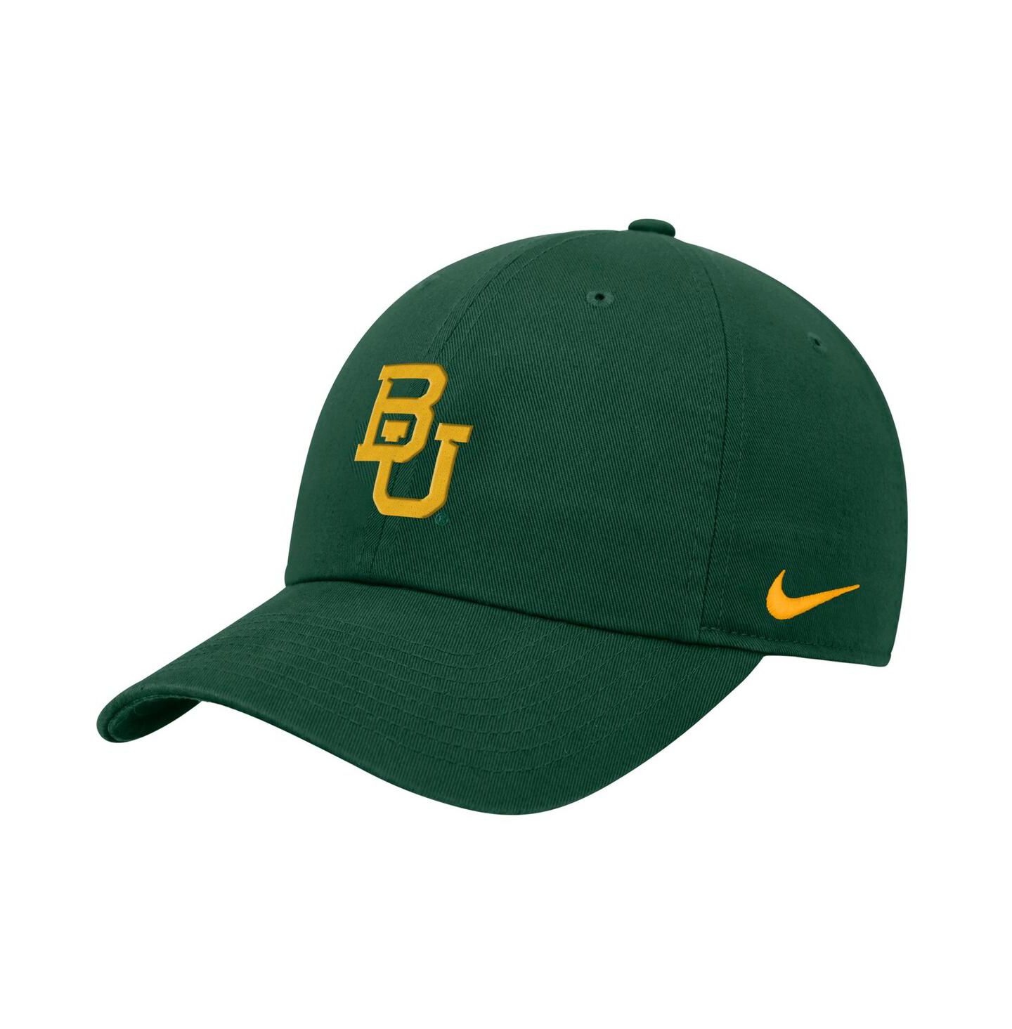 Мужская кепка Nike Green Baylor Bears Club Adjustable Hat — фото 1