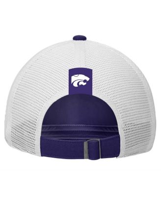 Men's Purple/White Kansas State Wildcats Vintage Club Trucker Adjustable Hat